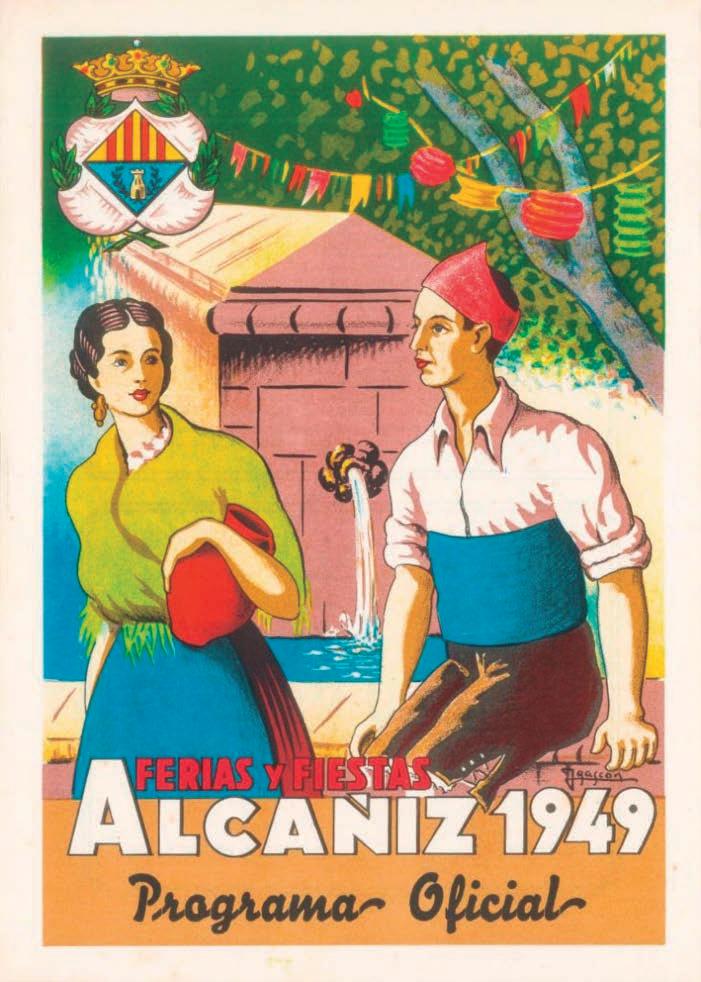 Fiestas patronales en honor a la Virgen de los Pueyos y del Ángel Custodio 1949 Alcañiz